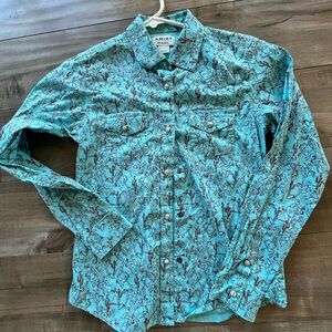 Ariat Aqua Patterned Shirt